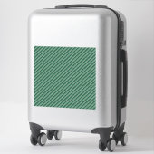 Sticker Motif blanc vert (Sur valise)