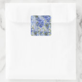Sticker Motif Blue Hydrangeas Personnaliser (Sac)