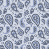 Sticker Motif Blue Paisley (Devant)