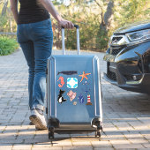 Sticker Motif côtier nautique (Valise Insitu)