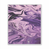 Sticker Motif d'art de galaxie bleue (Devant)