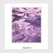 Sticker Motif d'art de galaxie bleue (Feuille)