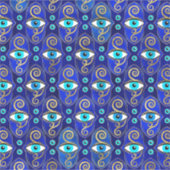 Sticker Motif de charme pour les yeux mal (Devant)