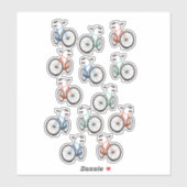 Sticker Motif de cycle (Feuille)