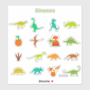 Sticker Motif de dinosaures