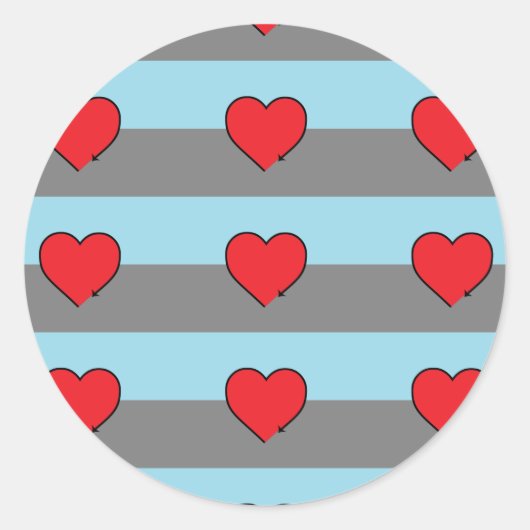 STICKER MOTIF DE DRAPEAU AUTOSEXUEL (Devant)