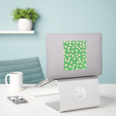 Sticker Motif de fleur marguerite (Ordinateur portable sur le bureau)