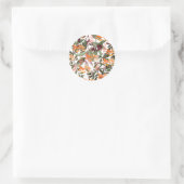 Sticker - motif de fleurs d'aquarelle (Sac)