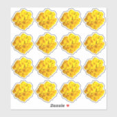Sticker Motif de fleurs de Primrose jaune (Feuille)