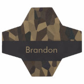 Sticker motif de formes géométriques Brown (Plat)