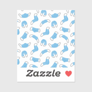 Sticker Motif de masque Médicale