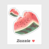 Sticker Motif de pastèque (Feuille)
