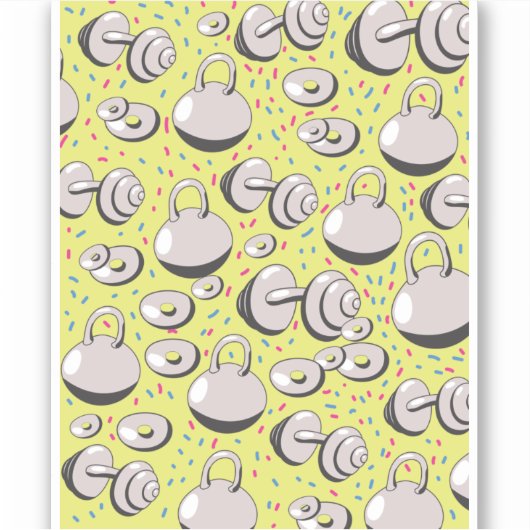 Sticker Motif de poids (Devant)