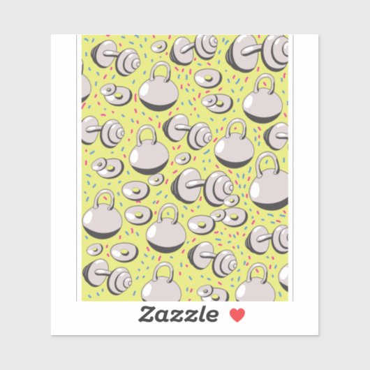 Sticker Motif de poids (Feuille)