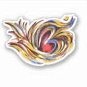 Sticker Motif de symbole Om élégant (Devant)