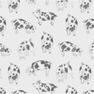 Sticker Motif de taches de vache en noir et blanc dessiné 
