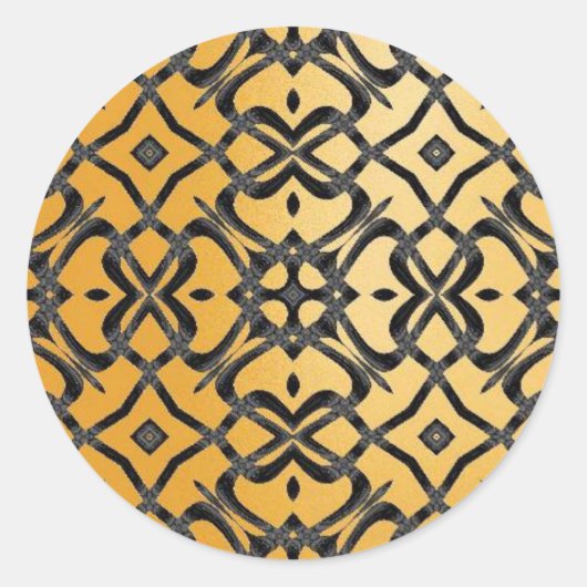 Sticker Motif en dentelle MVB X - Crème Jaune (Devant)