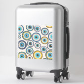 Sticker Motif en mosaïque de l'oeil maléfique (Sur valise)