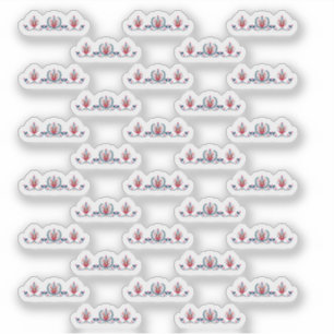 Sticker Motif floral folklorique hongrois