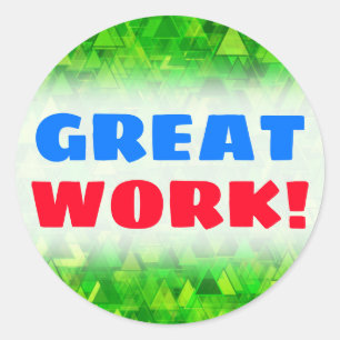 Sticker Motif "Forêt" de forme triangulaire verte