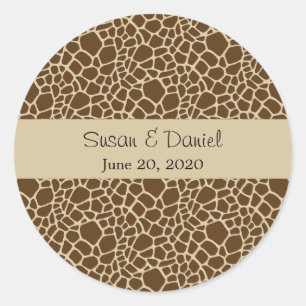 Sticker Motif Giraffe
