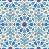 Sticker Motif marocain en carreaux (Devant)