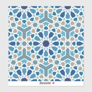 Sticker Motif marocain en carreaux