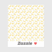 Sticker Motif moderne polygone d'épluchures de banane (Feuille)