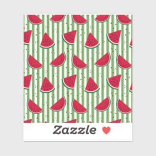 Sticker Motif sans couture à rayures de pastèque