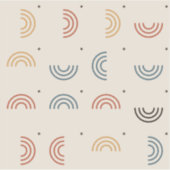 Sticker Motif sans couture d'arche de Boho Rainbow (Devant)