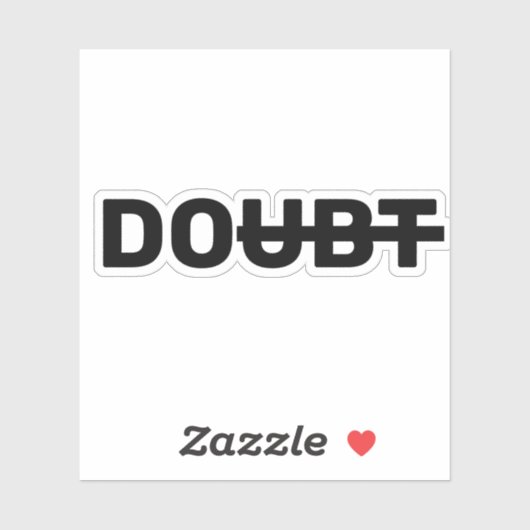 Sticker Motivation douteuse dépassée faire positif (Feuille)