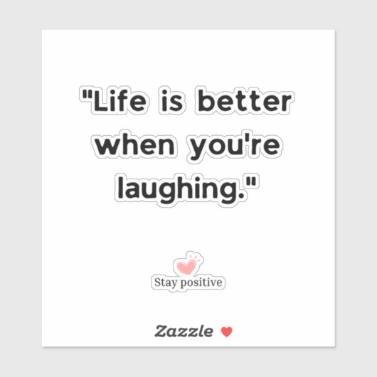 Sticker Motivation positive (Feuille)