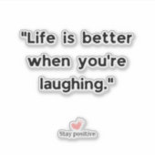 Sticker Motivation positive (Devant)