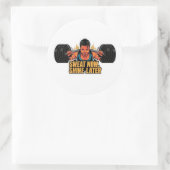 Sticker Motivational Fitness Sweat Now Shine Plus (Sac)