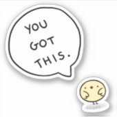 Sticker motivationnel (Devant)