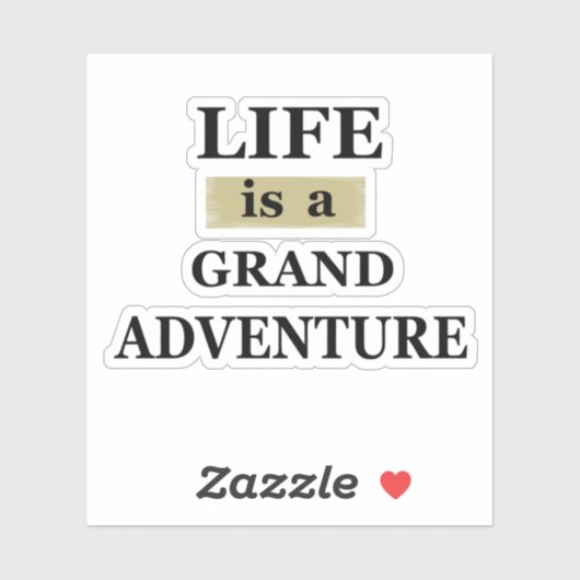 Sticker Motivationnelle inspiration-citation disant sur la (Feuille)