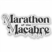 Sticker MOTM24 - Logo noir sur blanc (Devant)