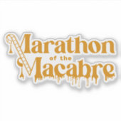 Sticker MOTM24 - Logo orange en blanc (Devant)