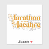 Sticker MOTM24 - Logo orange en blanc (Feuille)