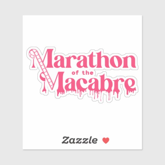 Sticker MOTM24 - Rose sur blanc (Feuille)