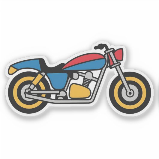 Sticker Moto cool (Devant)
