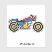 Sticker Moto cool (Feuille)