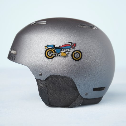 Sticker Moto cool (Côté casque)