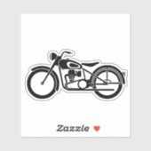 Sticker moto cool (Feuille)