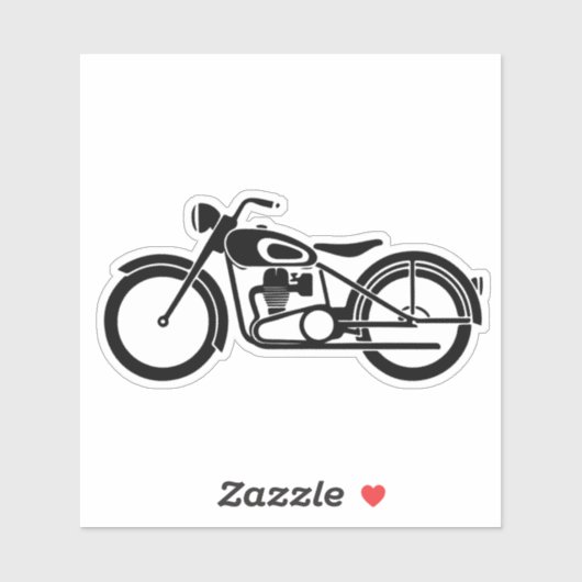 Sticker moto cool (Feuille)