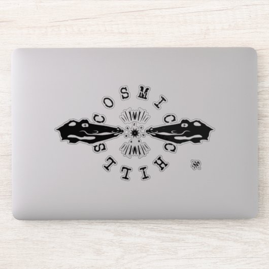 Sticker Moto de refroidissement de poisson-chat de reptile (Ordinateur)