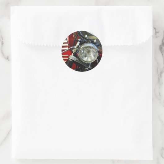 Sticker moto moto rouge élégant (Sac)