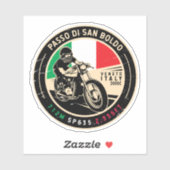 Sticker Moto Passo di San Boldo San Boldo Pass (Feuille)