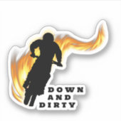 Sticker Motocross Extreme Biking (Devant)
