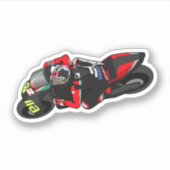 Sticker MotoGP Aprilia (Devant)